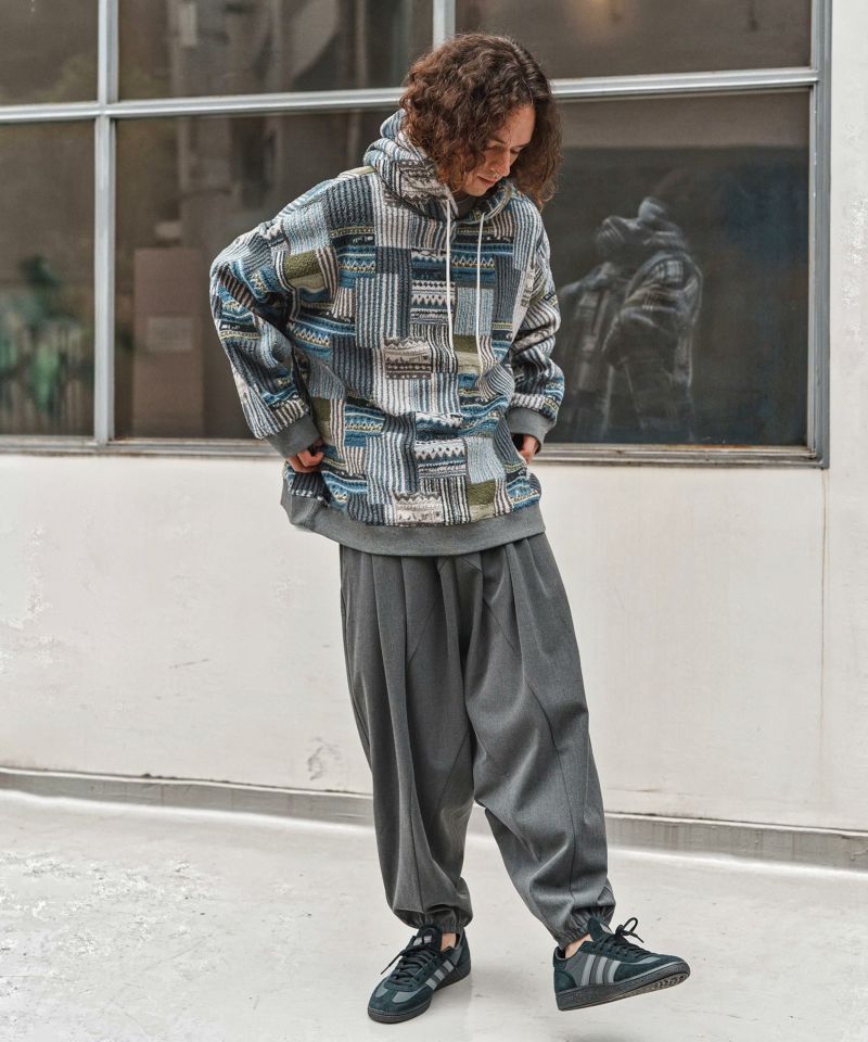 CAMBIO(カンビオ)】Slacks Fabric Sarrouel Pants サルエルパンツ