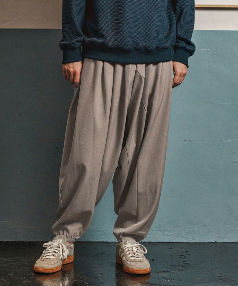ARTS＆SCIENCE Sarrouel trousersサルエルパンツリネン shetland wool linen sarrouel pants - atelier naruse｜Online store