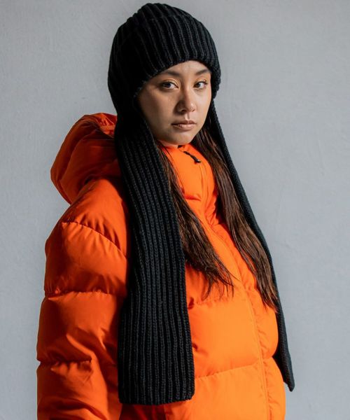 【430(フォーサーティ)】【予約販売10月下旬～11月上旬入荷】MUFFLER BEANIE マフラー ビーニー ニット帽(25-166)