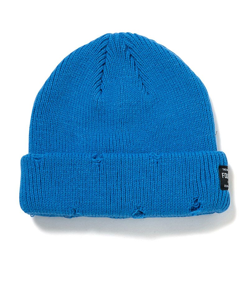 430(フォーサーティ)】DAMAGE BEANIE ビーニー ニット帽(25-170