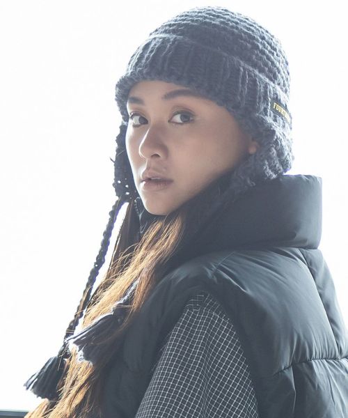 【430(フォーサーティ)】【予約販売9月下旬～10月上旬入荷】CUFF EAR BEANIE ビーニー ニット帽(25-168)