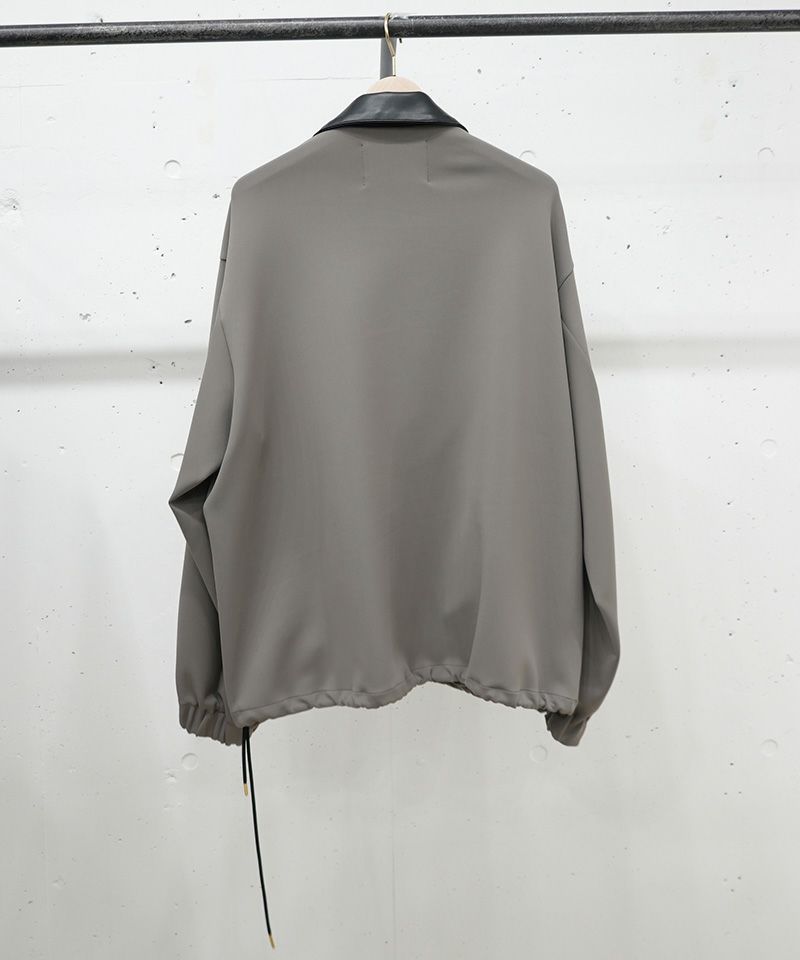 30%OFF【CULLNI(クルニ)】Double Cloth Half Zip Riders Pullover