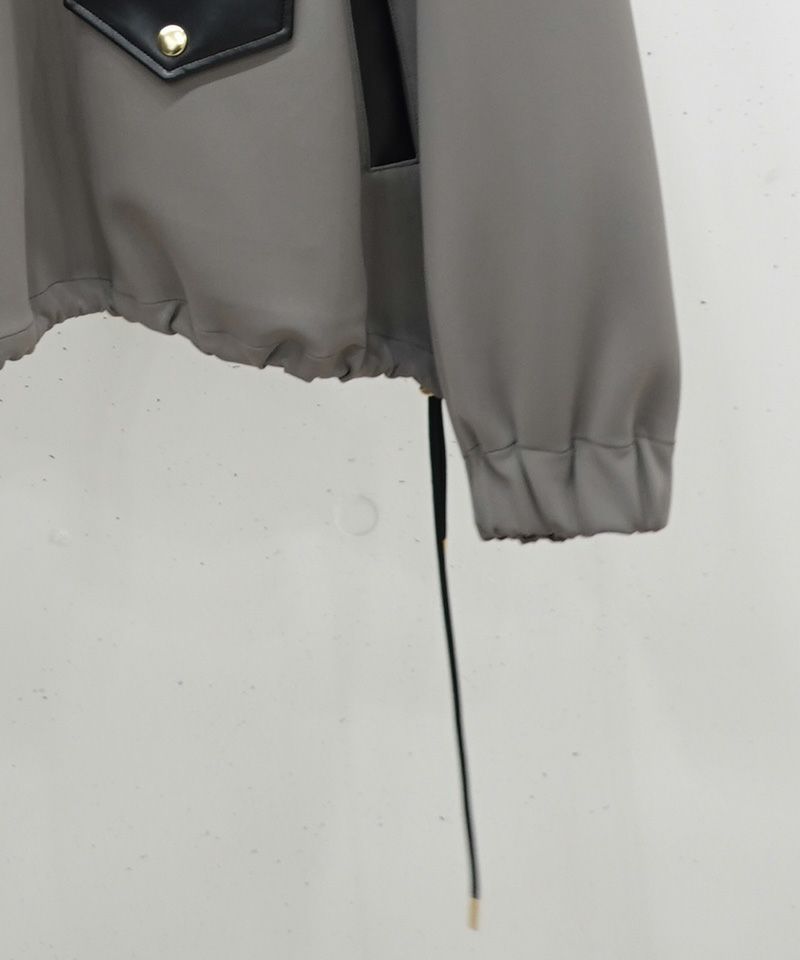 30%OFF【CULLNI(クルニ)】Double Cloth Half Zip Riders Pullover