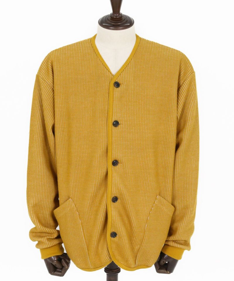 CAMBIO(カンビオ)】ウール混ビッグワッフルカーディガン(CAM-7290