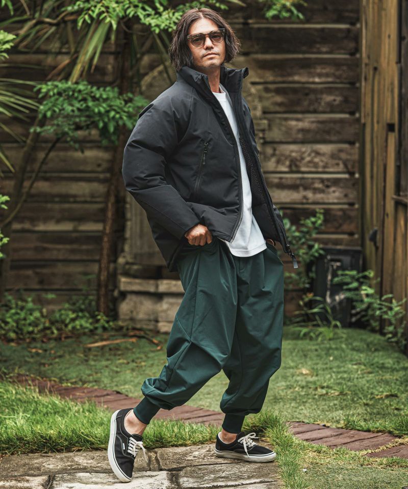 【カンビオ cambio】新品未使用 フード付きスタジャン 黒 50%OFF【CAMBIO(カンビオ)】Back Brushed Sweat Hooded Studium