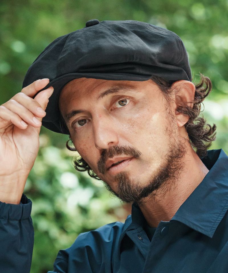 CAMBIO(カンビオ)】 Canvas Solid Big Casquette ビッグキャスケット