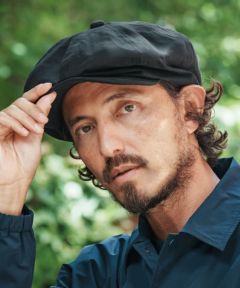 CAMBIO(カンビオ)】 Canvas Solid Big Casquette ビッグキャスケット