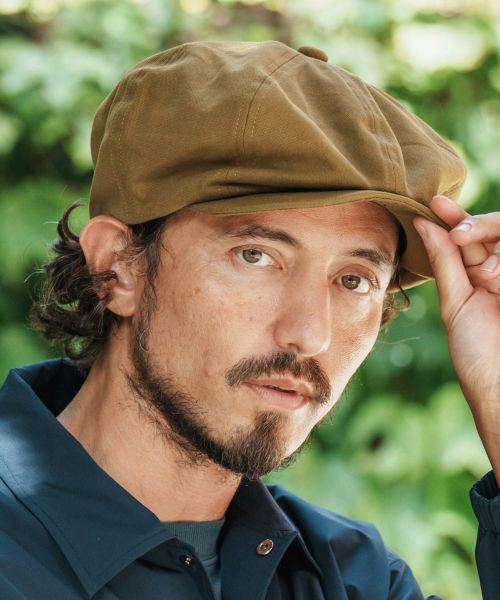 【CAMBIO(カンビオ)】【予約販売9月末～10月上旬入荷】 Canvas Solid Big Casquette ビッグキャスケット(OP-252-BO009)