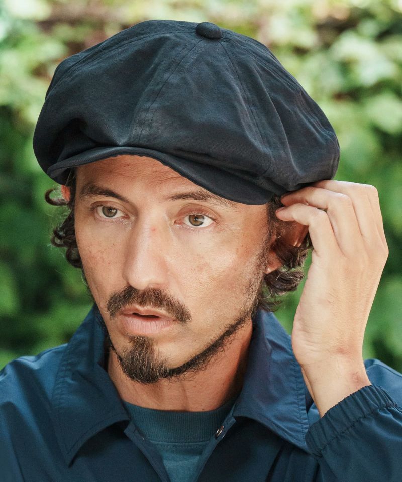 CAMBIO(カンビオ)】 Canvas Solid Big Casquette ビッグキャスケット