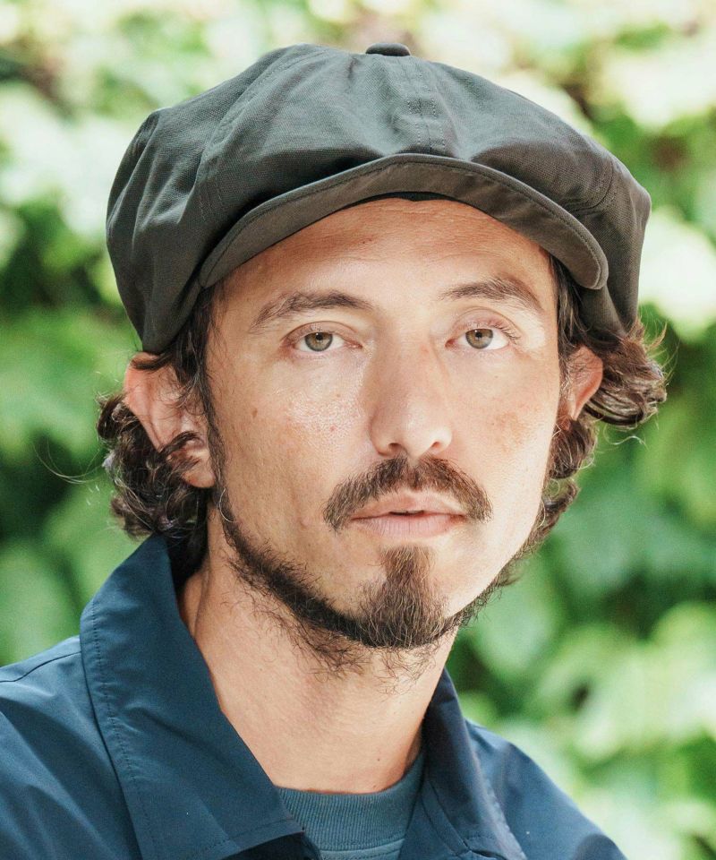 CAMBIO(カンビオ)】 Canvas Solid Big Casquette ビッグキャスケット