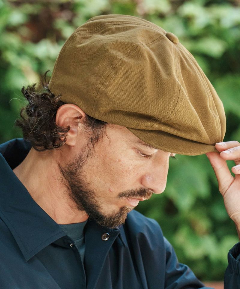 CAMBIO(カンビオ)】 Canvas Solid Big Casquette ビッグキャスケット