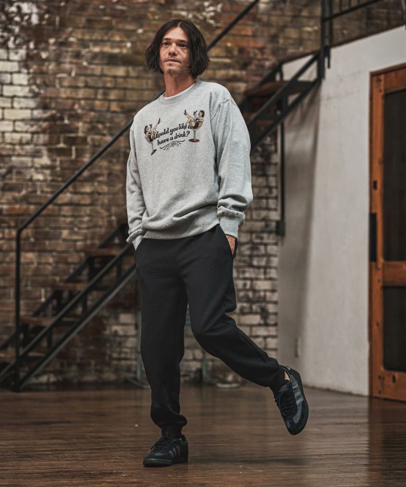 Cornelius MELLOW WAVES スウェット XLサイズ ブラック CAMBIO(カンビオ)】【予約販売サイズ・カラーにより納期異なる