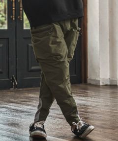 CAMBIO(カンビオ)】アウトドアポケット裾リブパンツ(HLCM0208