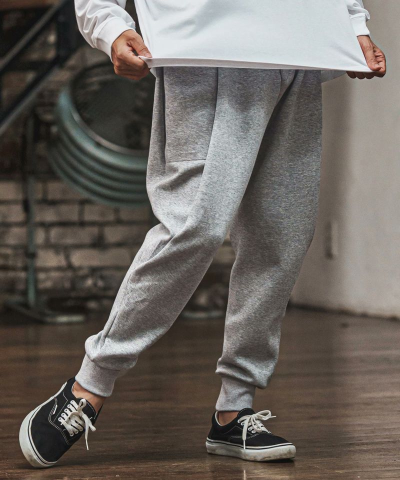 CAMBIO(カンビオ)】サイドポケットダンボール裾リブパンツ(HLCM0216