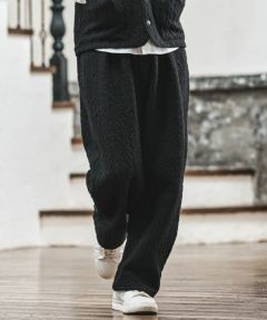 専用　CANBIOズボン CAMBIO(カンビオ)】Seersucker Wide Straight Pants ワイド