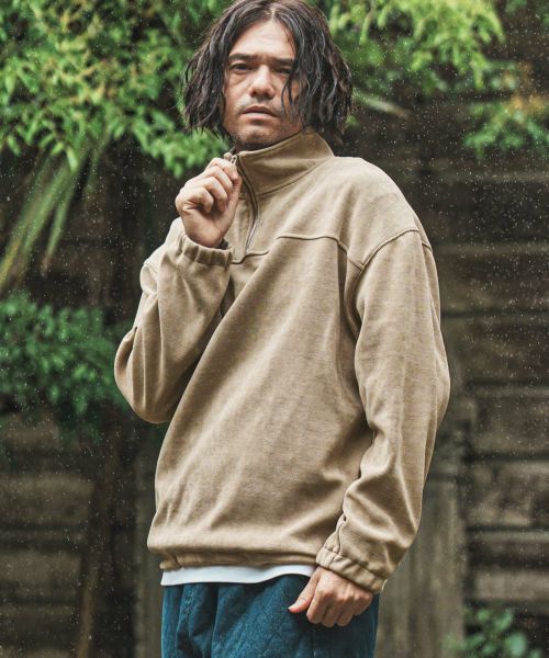 CAMBIO(カンビオ)】 ビッグフーデッド裏起毛ZIPパーカー | CAMBIO カンビオ