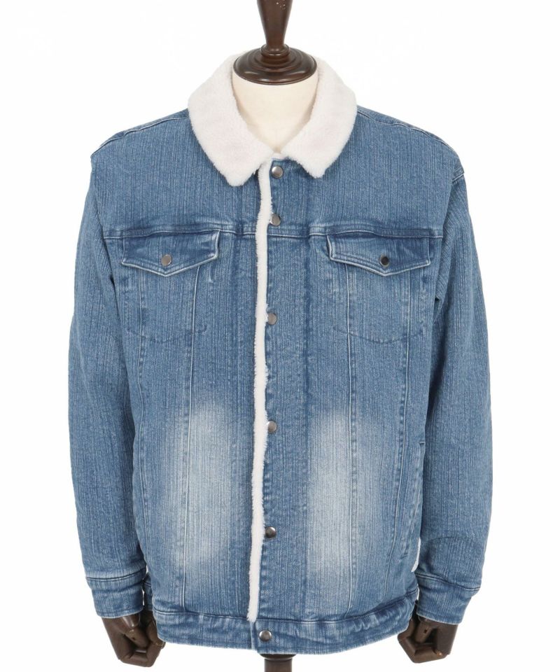 wjk reluxe】used like boa denim jacket ボアデニムジャケット(WR25W