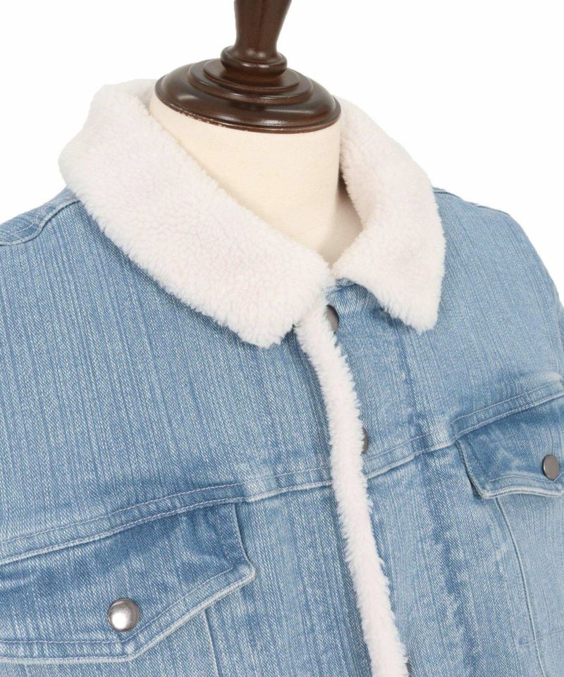 wjk reluxe】used like boa denim jacket ボアデニムジャケット(WR25W