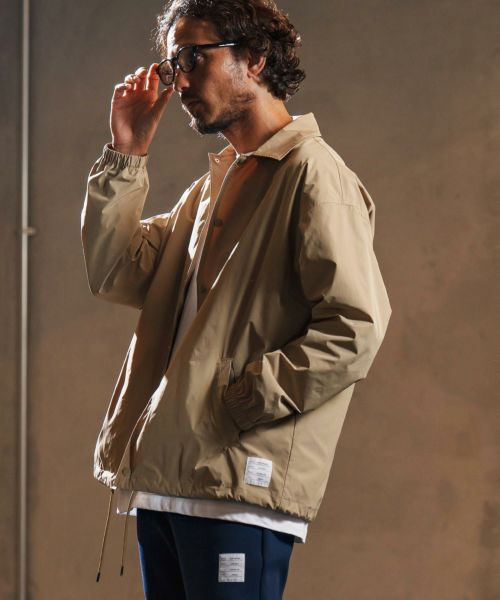【wjk reluxe】【予約販売10月下旬～11月上旬入荷】matte texture coach jacket コーチジャケット(WR25W-22)