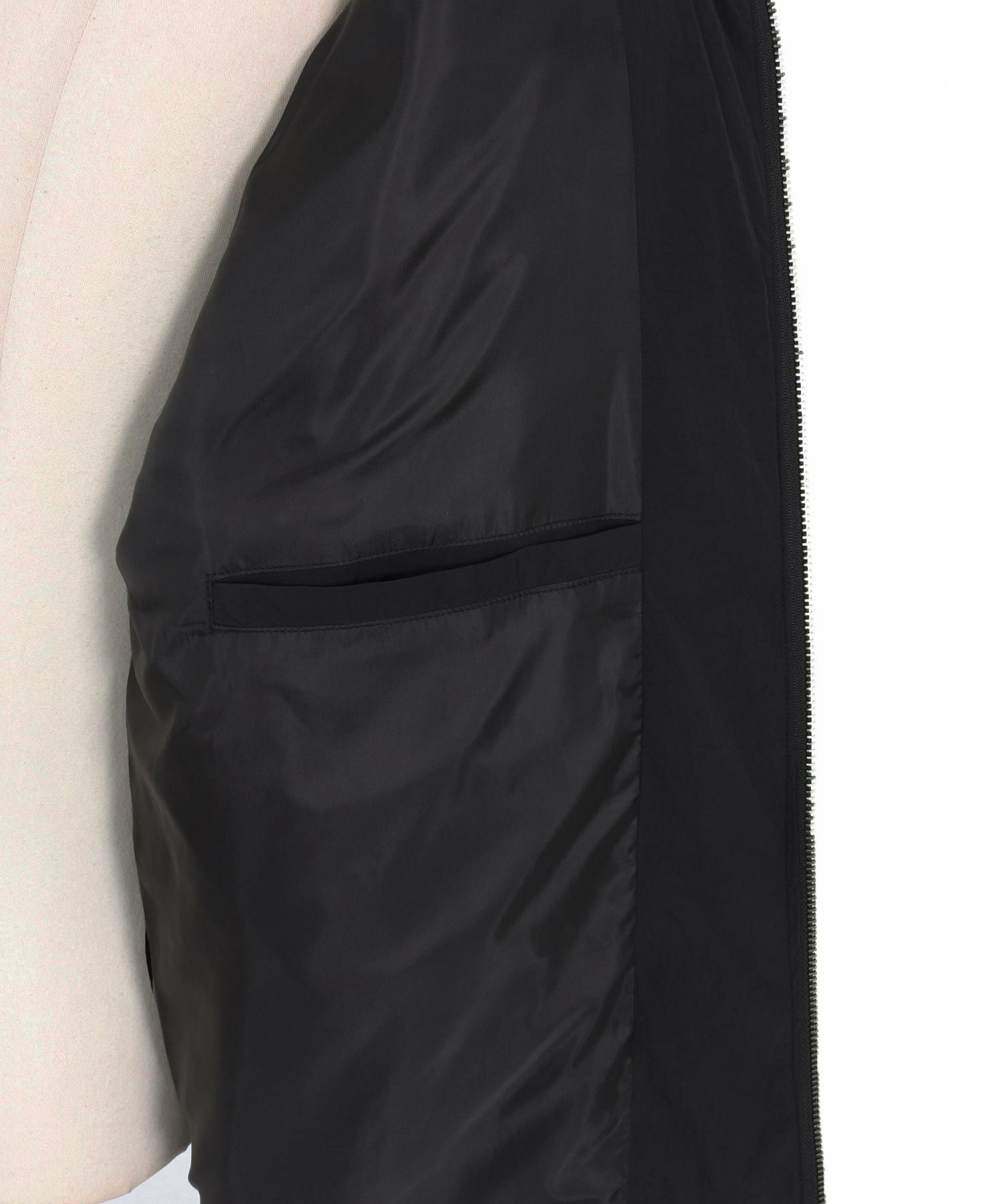 wjk reluxe】gourd quilting MA-1 type blouson キルティングブルゾン