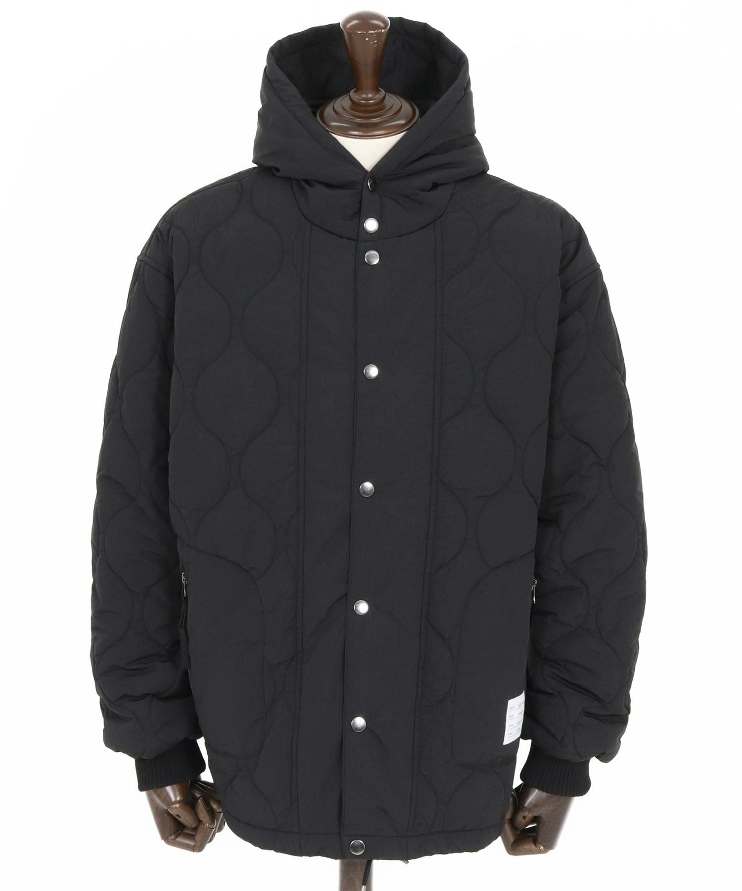 wjk reluxe】gourd quilting hooded blouson フーデッドブルゾン(WR25W