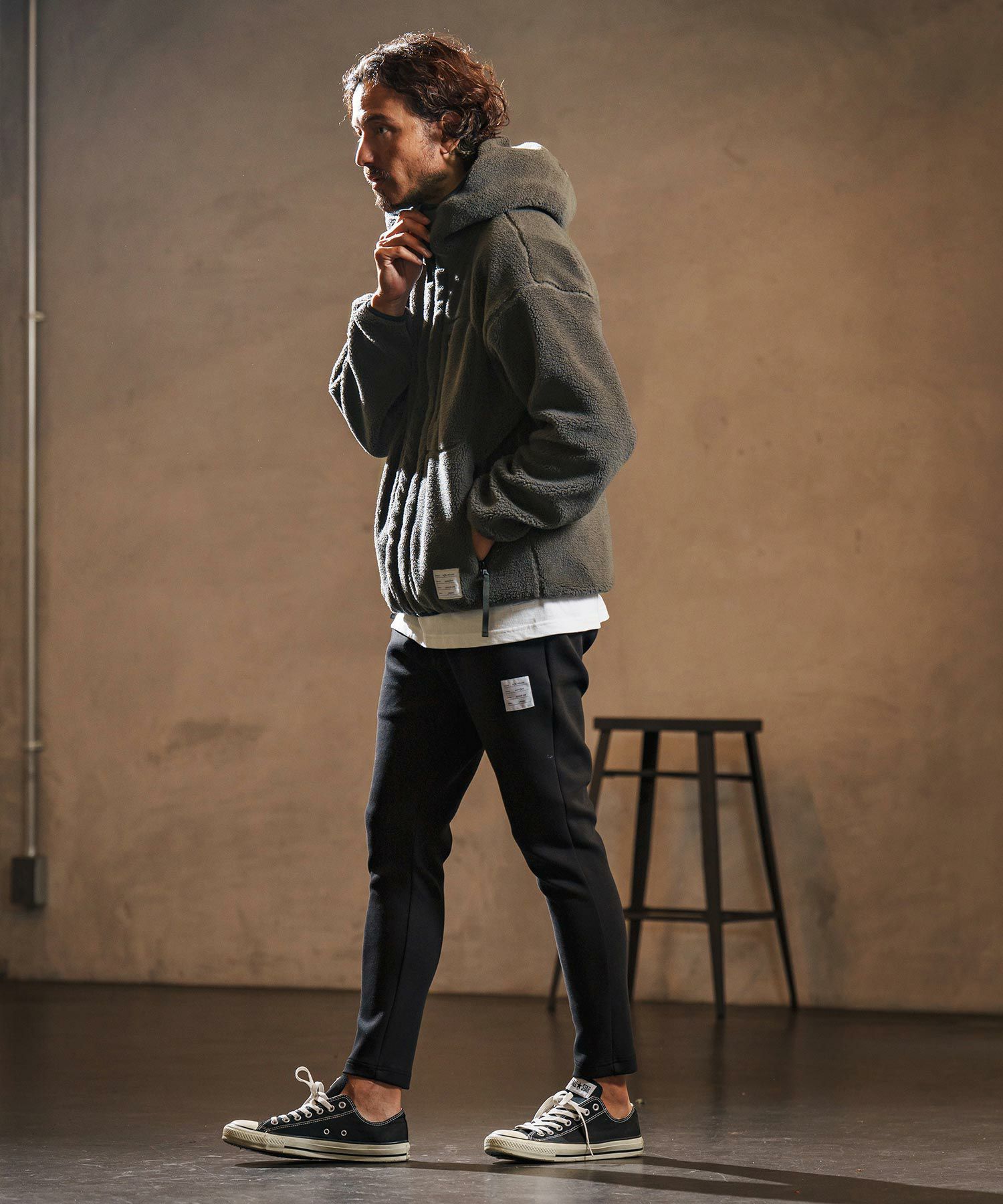 wjk reluxe】boa fleece parka ボアフリースパーカー(WR25W-07