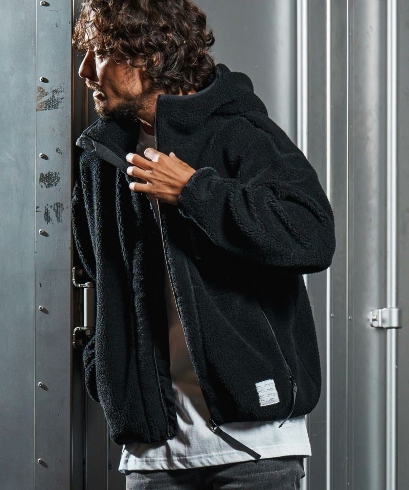 wjk reluxe】boa fleece parka ボアフリースパーカー(WR25W-07