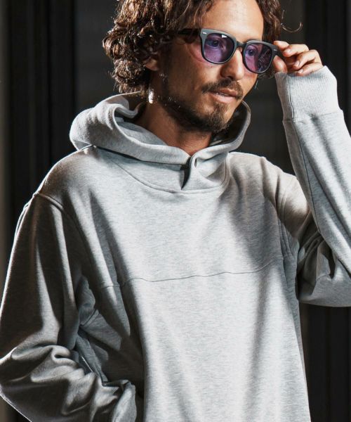 【wjk reluxe】【予約販売10月下旬～11月上旬入荷】back fleece switch parka バックフリースパーカー(WR25W-01)