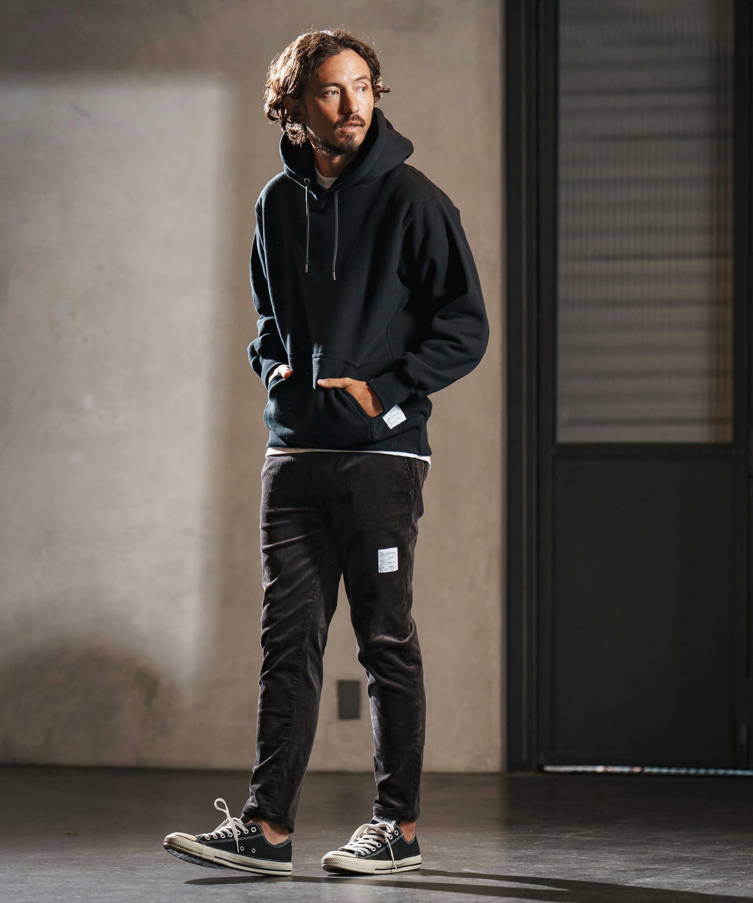 wjk reluxe】dense knit sweat parka パーカー(WR25W-23) | CAMBIO