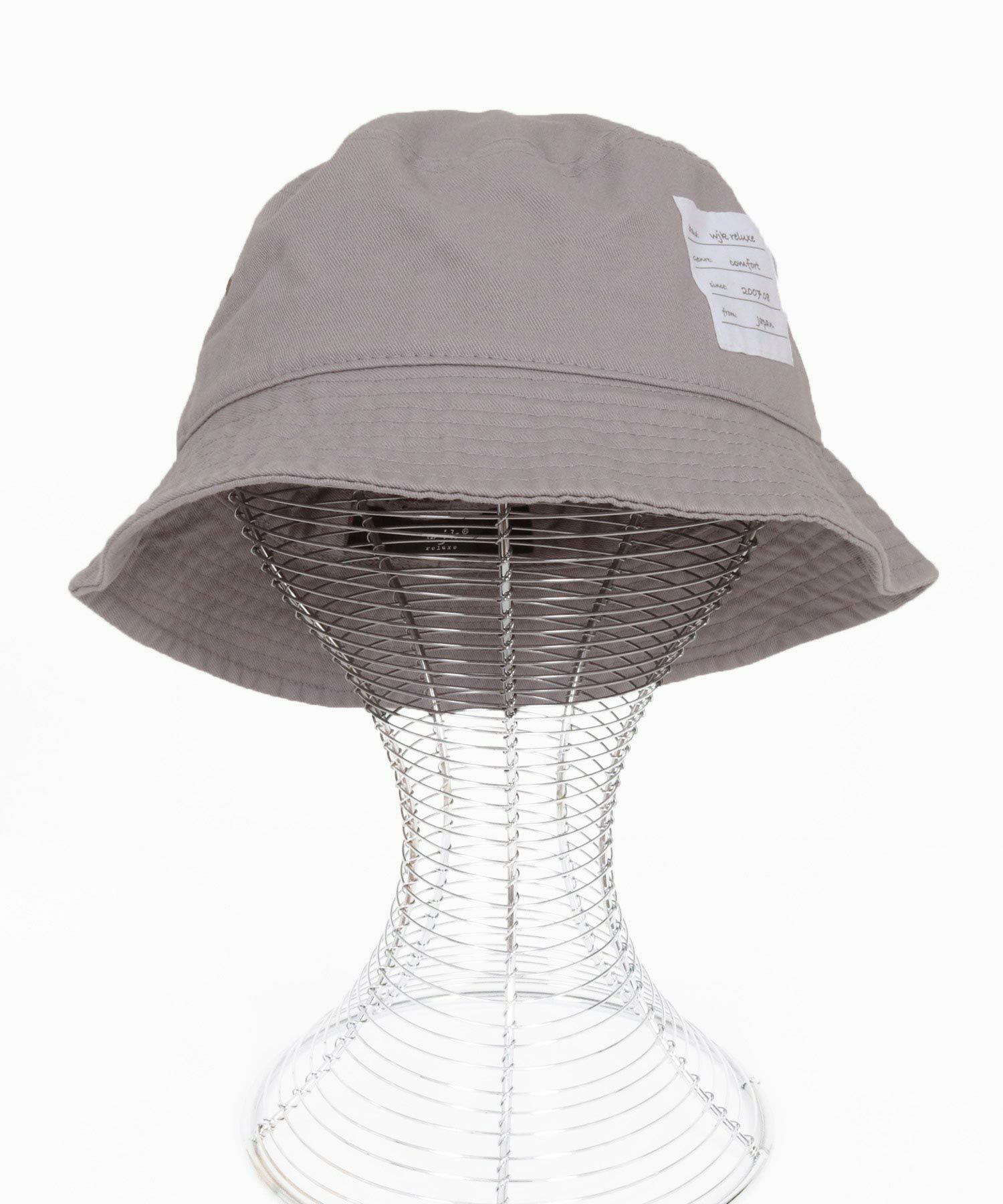 wjk reluxe】cotton twill bucket hat バケットハット(WR25W-34