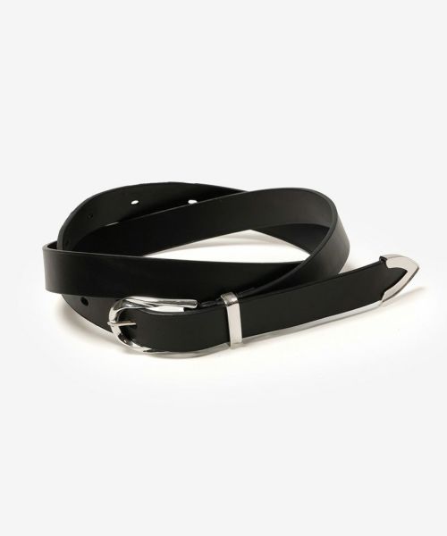 【ATTACHMENT(アタッチメント)】【予約販売3月入荷予定】 COW LEATHER WESTERN BELT ベルト(AA61-087)