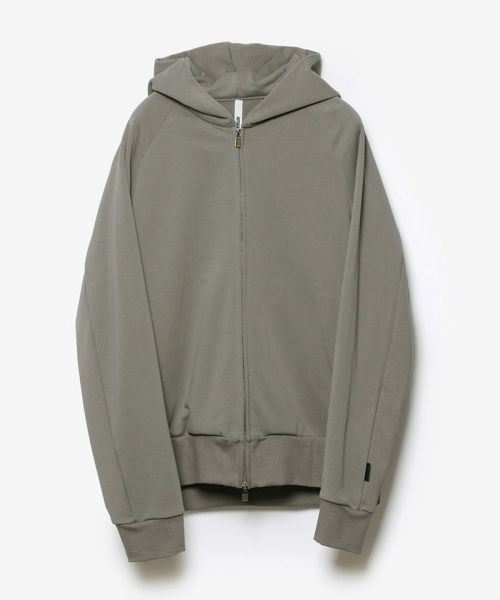 【ATTACHMENT(アタッチメント)】【予約販売3月入荷予定】 CO STRETCH TERRY ZIP UP HOODIE ジップパーカー(AJ61-080)