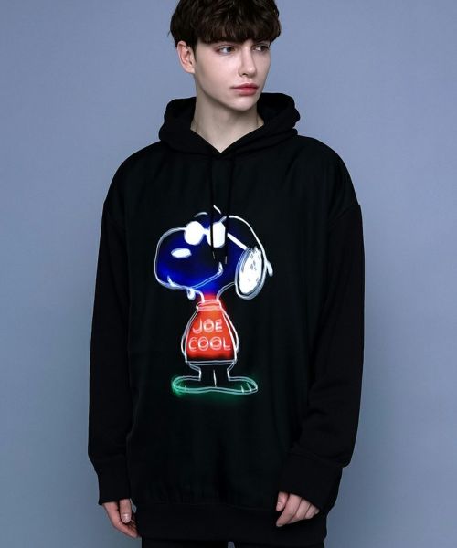 【TRIPPY MIKIO ART(トリッピーミキオアート)】【予約販売10月中旬～下旬入荷】SNOOPY JOE COOL HOODIE パーカー(TR-058)
