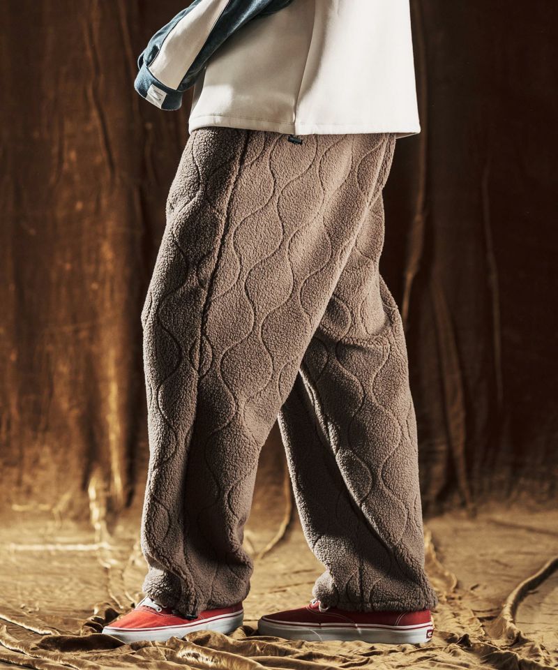ANGENEHM(アンゲネーム)】Boa Quilt Pants ボアキルティングパンツ