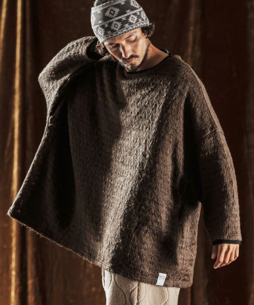 【ANGENEHM(アンゲネーム)】【予約販売9月下旬～10月上旬入荷】Real Layered Oversized Long Sleeve T-Shirt ロングスリーブTシャツ(AG05-010acf)