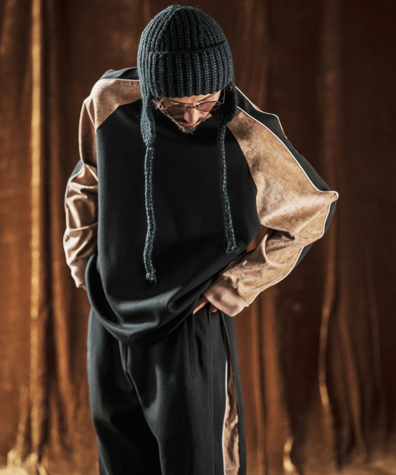 ANGENEHM(アンゲネーム)】Earflap Knit Beanie イヤーフラップ