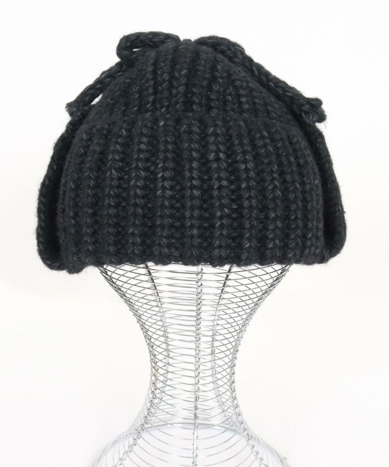 ANGENEHM(アンゲネーム)】Earflap Knit Beanie イヤーフラップ
