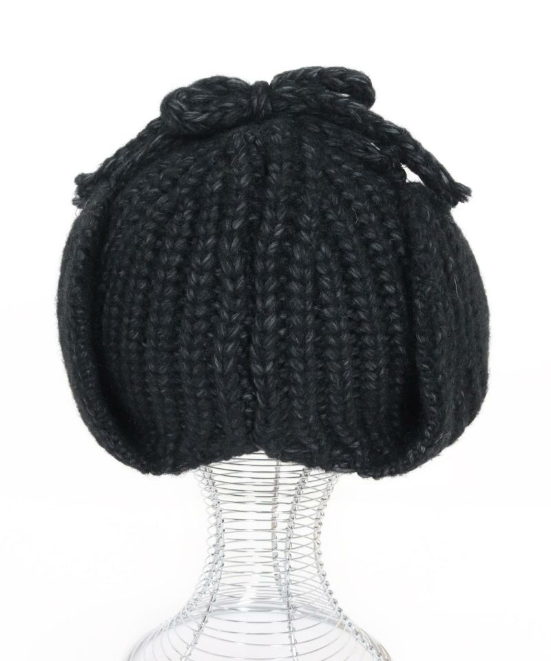 ANGENEHM(アンゲネーム)】Earflap Knit Beanie イヤーフラップ