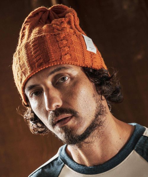 【ANGENEHM(アンゲネーム)】【予約販売8月下旬～9月上旬入荷】Cable Beanie ニットビーニー(AG05-002acf)