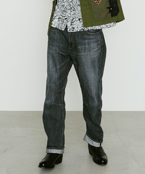 【roarguns(ロアーガンズ)】【予約販売3月中旬～下旬入荷】 VINTAGE DENIM PT デニムパンツ(26SGP-07)