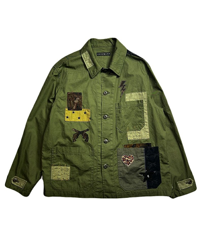 roargunsロアーガンズ ミリタリー モールスキン ジャケット 3 roarguns(ロアーガンズ)】【予約販売3月中旬～下旬入荷】 PATCH