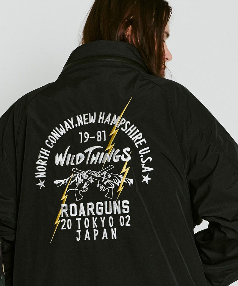 roarguns - 新品 ロアーガンズ AddElm ロゴスタッズワッペン ニットポロシャツ L相当 roarguns - 新品 ロアーガンズ AddElm ロゴスタッズワッペン