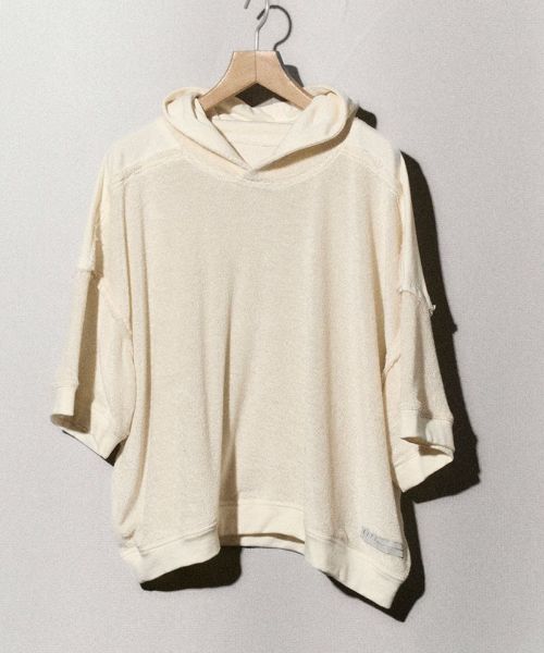 【NAPE_(ネイプ)】【予約販売4月中旬～下旬入荷】LINEN PILE - HPK 半袖パーカー(144)