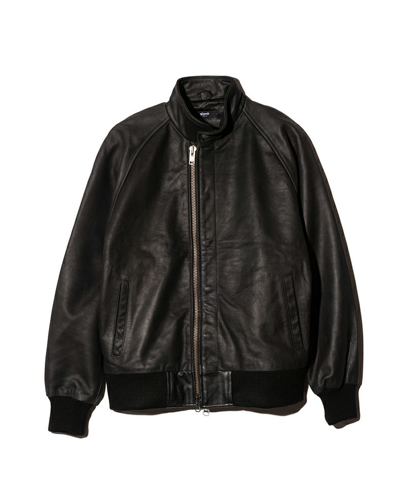 glamb(グラム)】Leather Bomber Jacket レザーボマージャケット(GB0425