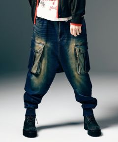 glamb(グラム)】【予約販売12月下旬～1月上旬入荷】Knit Denim