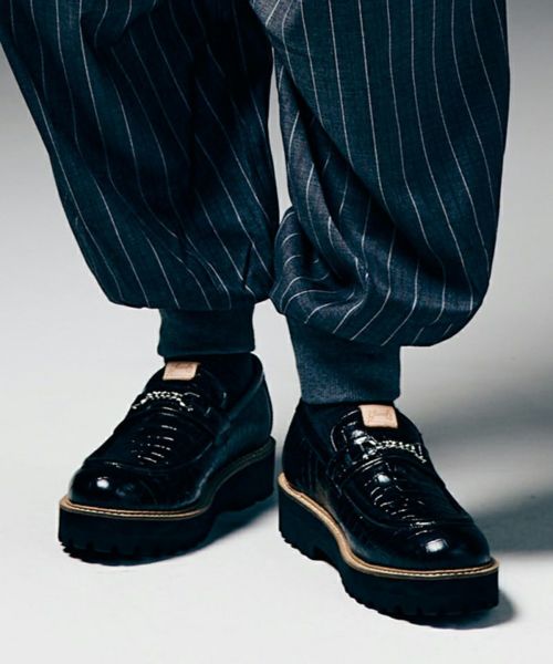 【glamb(グラム)】【予約販売12月下旬～1月上旬入荷】Croco Emboss Bit Loafer クロコエンボスビットローファー(GB0425-AC02)