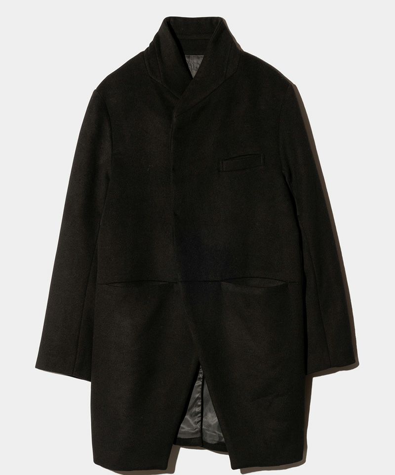 glamb(グラム)】Blue Noise Stand Collar Coat ブルーノイズスタンド