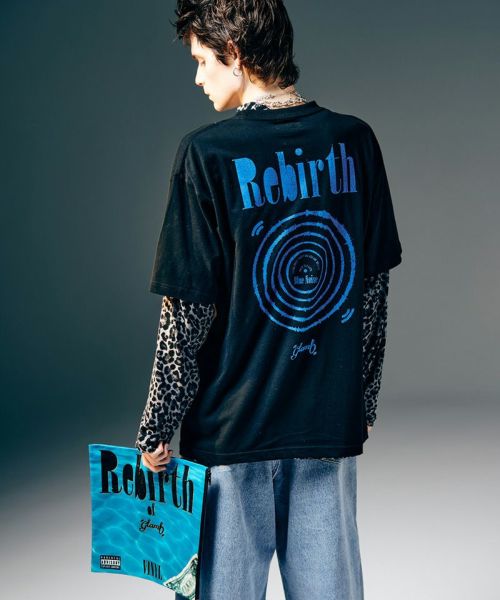 【glamb(グラム)】【予約販売11月下旬～12月上旬入荷】Vinyl Cover T-Shirt ヴァイナルカバーTシャツ(GB0425-CS03)