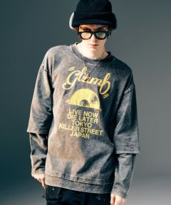 限定値下げ中　glamb グラム　ミリタリーリメイクカットソー 限定値下げ中 glamb グラム ミリタリーリメイクカットソー
