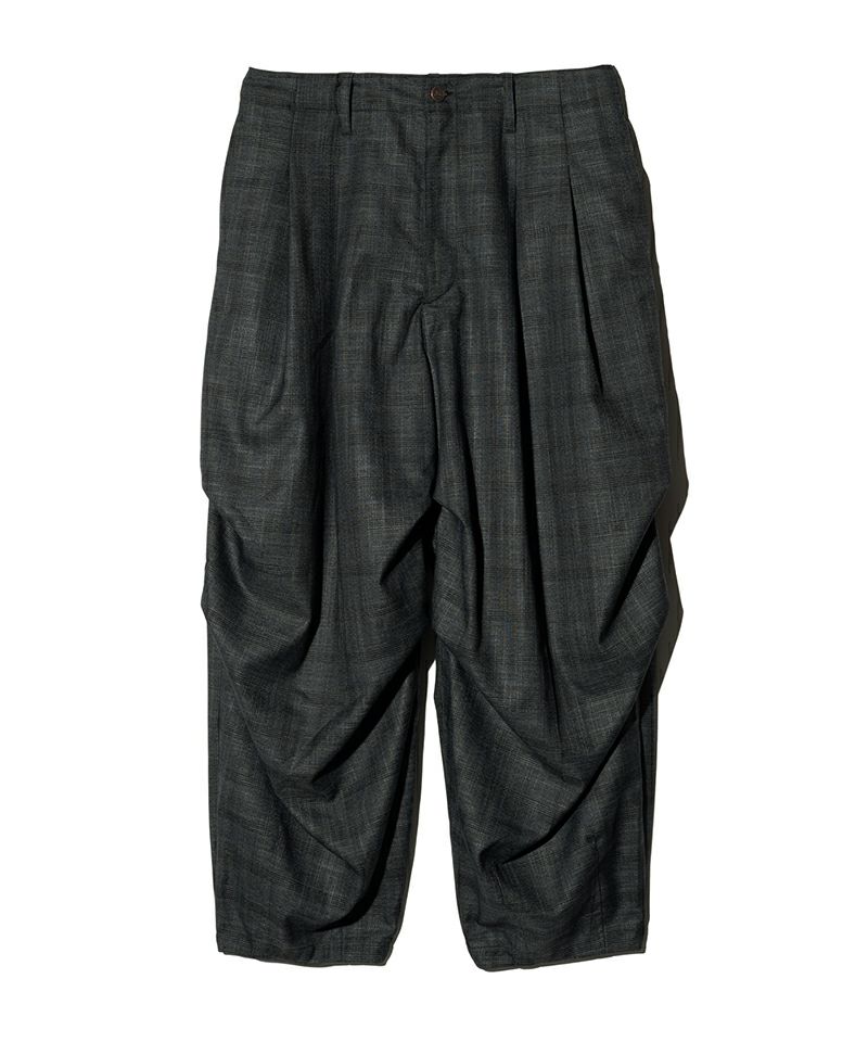 glamb(グラム)】Glen Check Tuck Pants グレンチェックタックパンツ